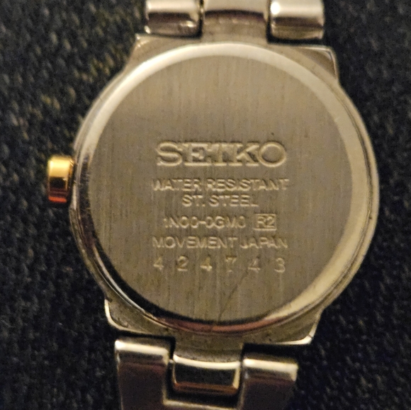 Seiko Silver and Gold Watch main image 5